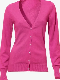 Veste en tricot fin cardigan à encolure en V