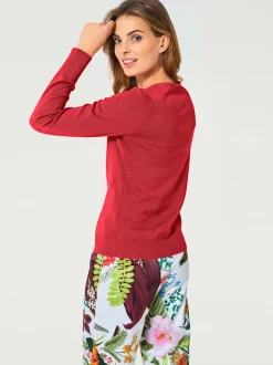 Veste en tricot fin cardigan à encolure en V