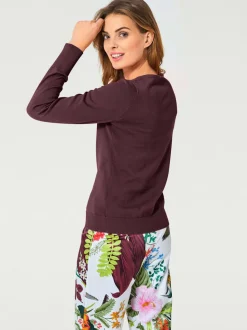 Veste en tricot fin cardigan à encolure en V