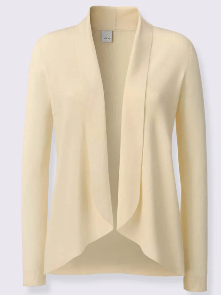 Veste en tricot fin col châle mode