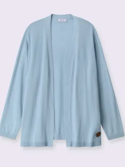 Veste en tricot forme longue confortable