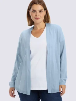 Veste en tricot forme longue confortable