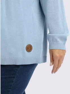 Veste en tricot forme longue confortable