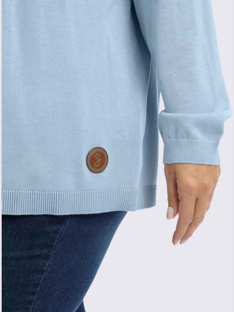 Veste en tricot forme longue confortable