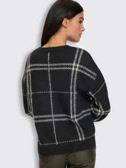 Veste en tricot jacquard qualité tricotée douce