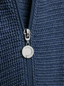 Veste en tricot mélange coton et lyocell de qualité