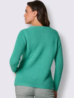 Veste en tricot mélange coton et lyocell de qualité