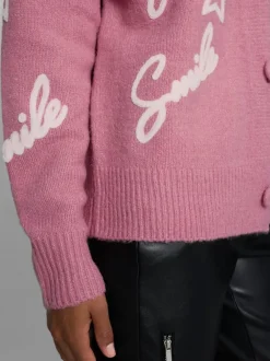 Veste en tricot superbe mélange de matières