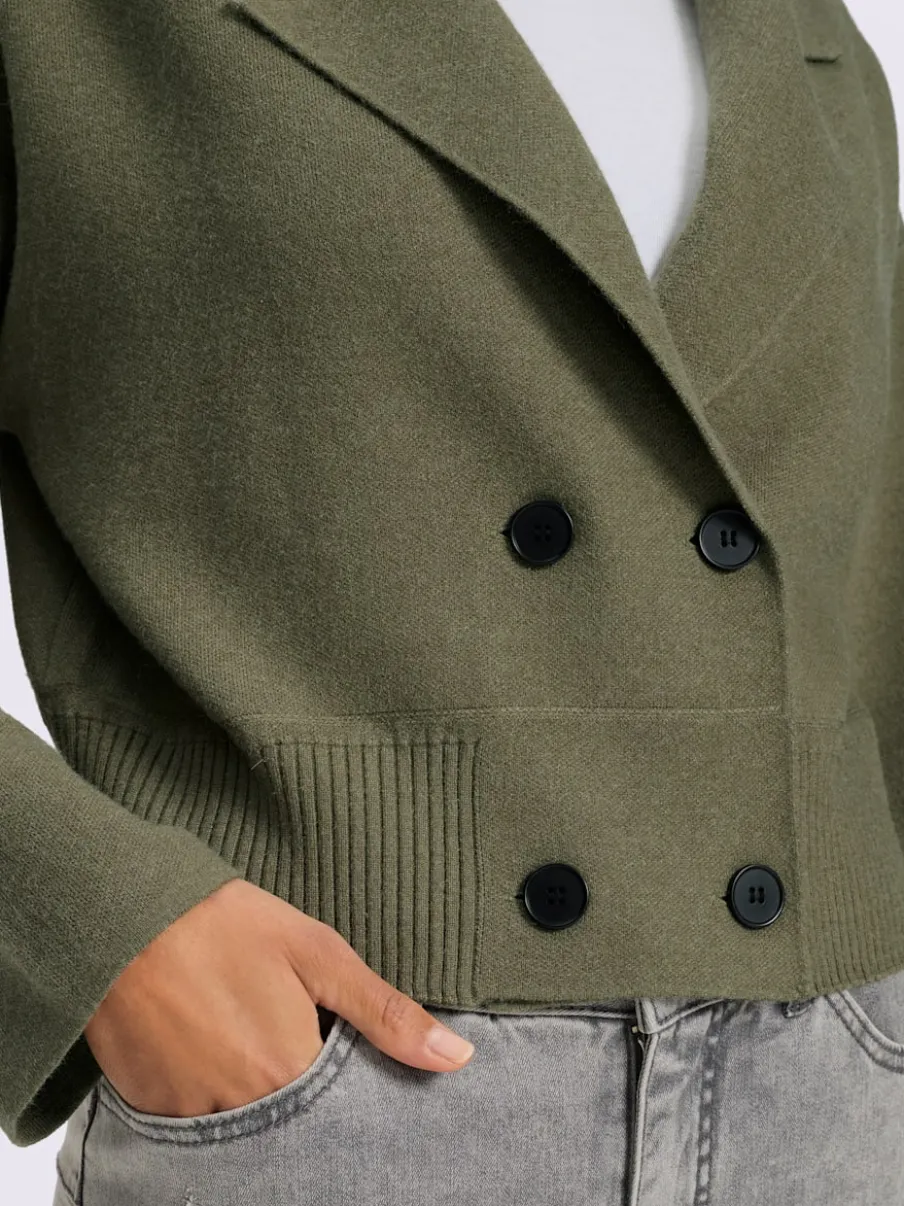 Veste en tricot tricot doux