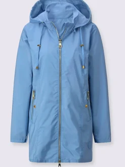 Veste légère avec capuche et poches zippées pratique