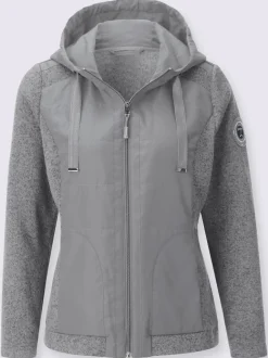 Veste légère avec capuche et poches intégrées élégantes