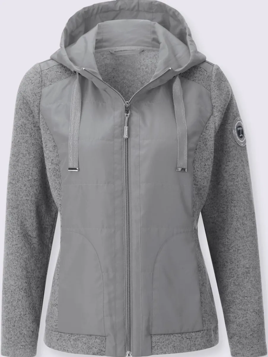 Veste légère avec capuche et poches intégrées élégantes