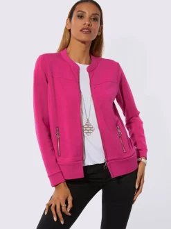 Veste légère avec col rond et poches pratiques