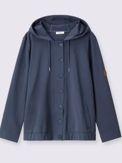 Veste légère capuche avec coulisse et lien à nouer