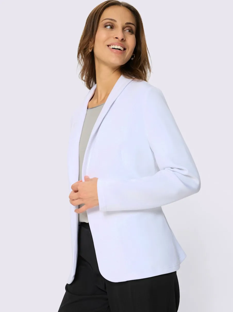 Veste légère à col châle avec fermeture à bouton