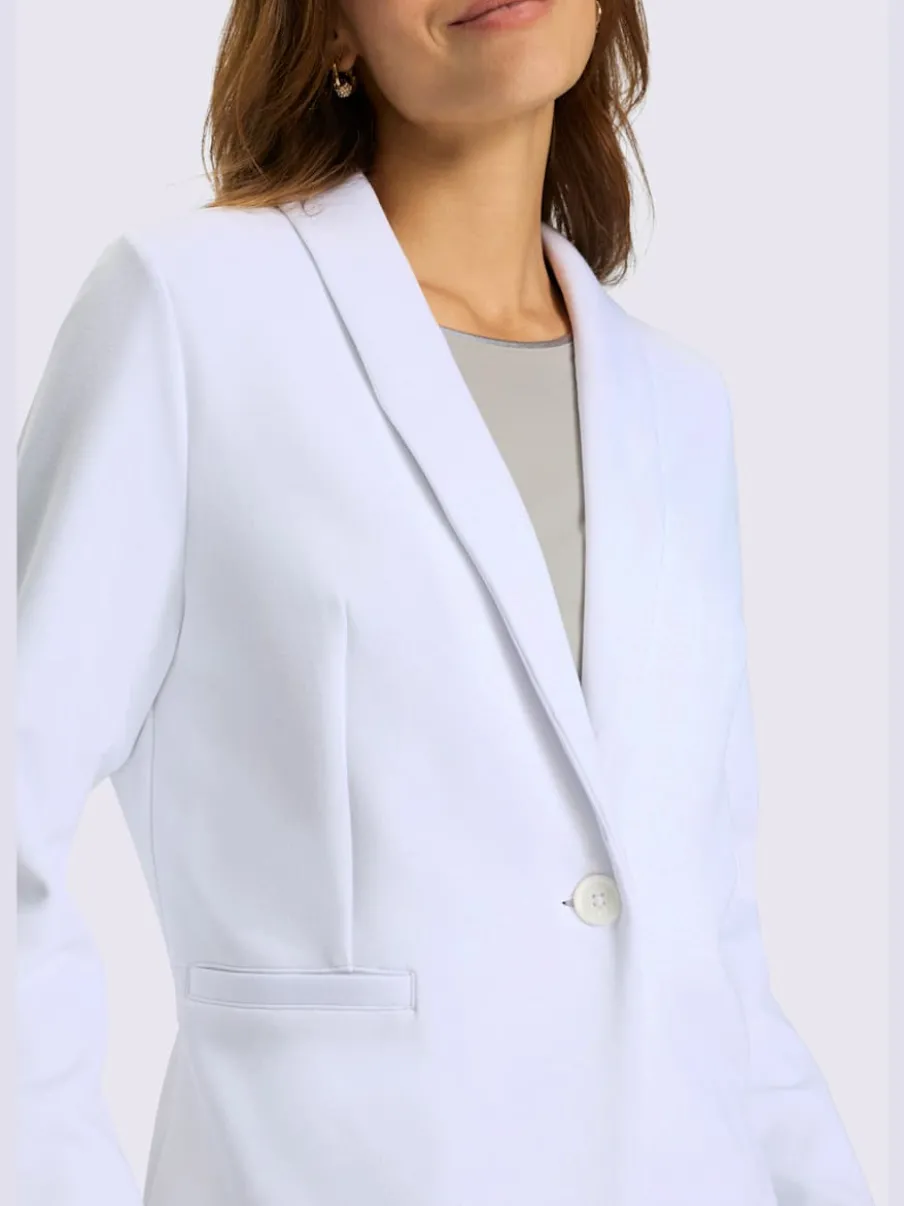 Veste légère à col châle avec fermeture à bouton