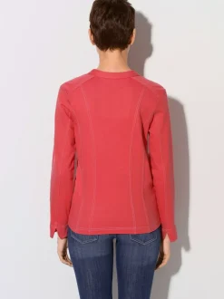 Veste légère à col montant avec poches zippées