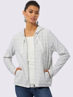 Veste légère en polyester recyclé avec coupe évasée.