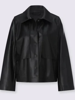 Veste légère imitation cuir souple