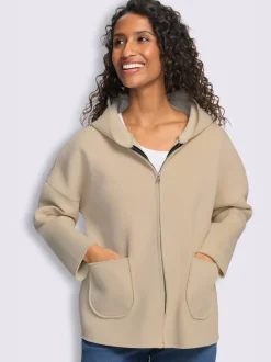 Veste légère structure côtelée douce