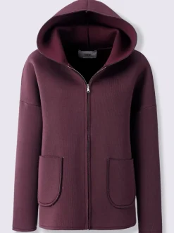 Veste légère structure côtelée douce