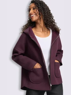 Veste légère structure côtelée douce