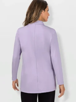 Veste légère style sport avec col à revers modale
