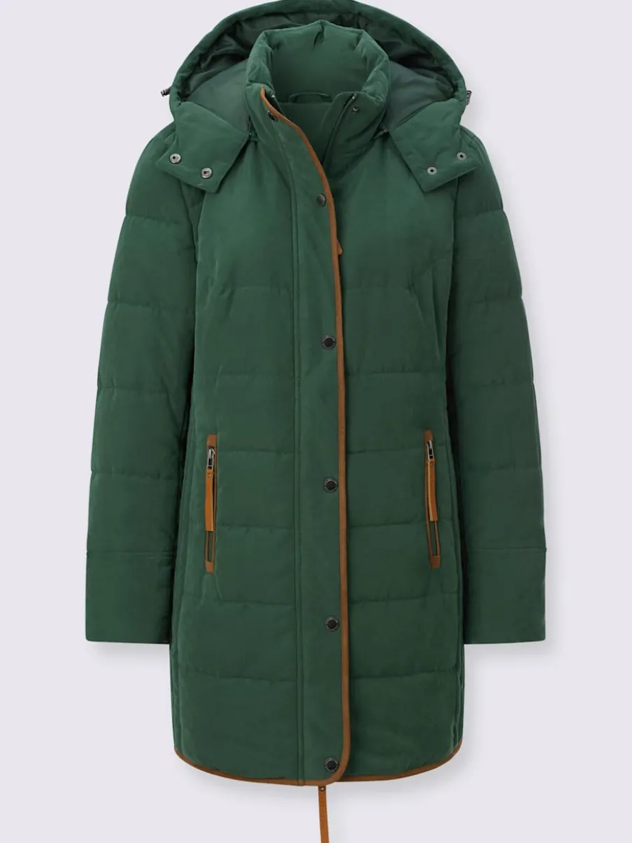 Veste longue chaud et facile à entretenir