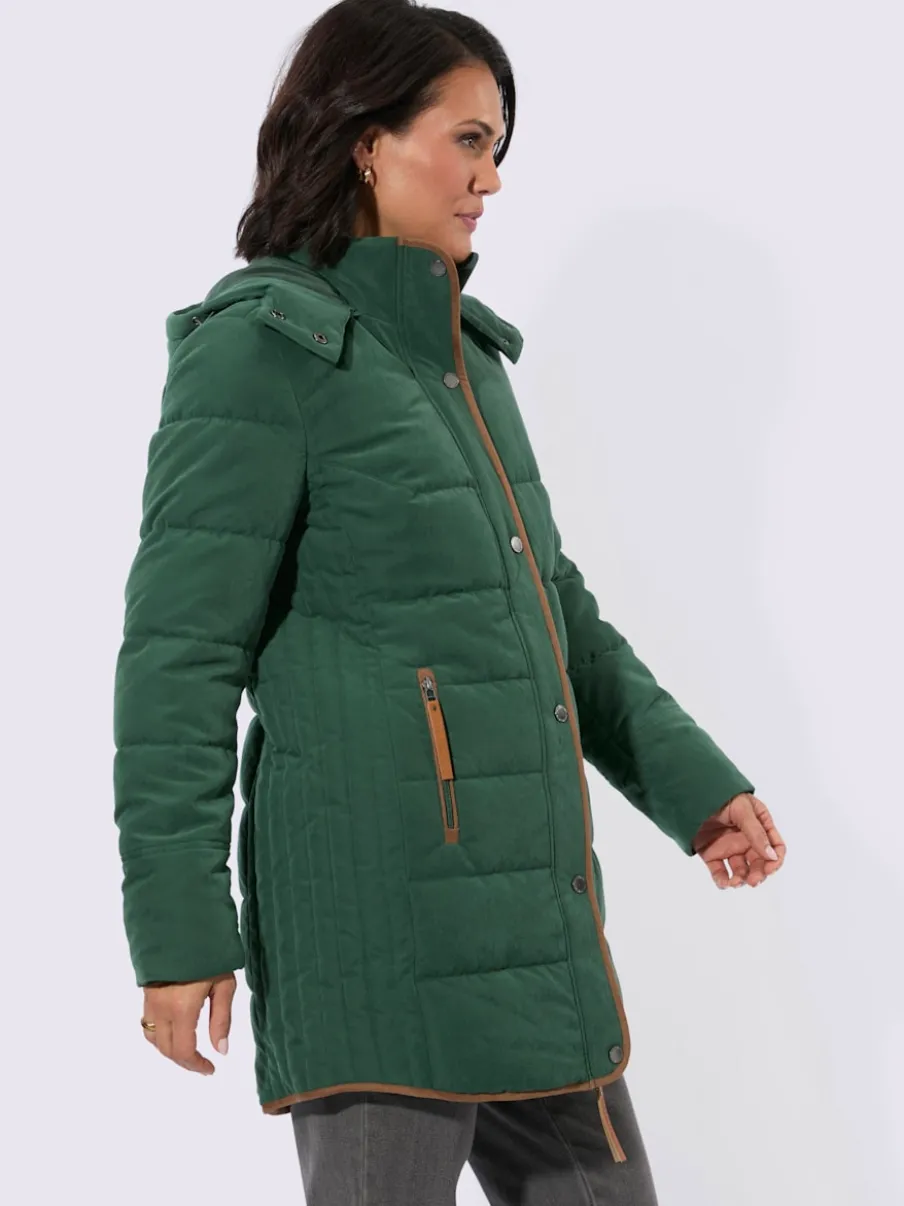 Veste longue chaud et facile à entretenir
