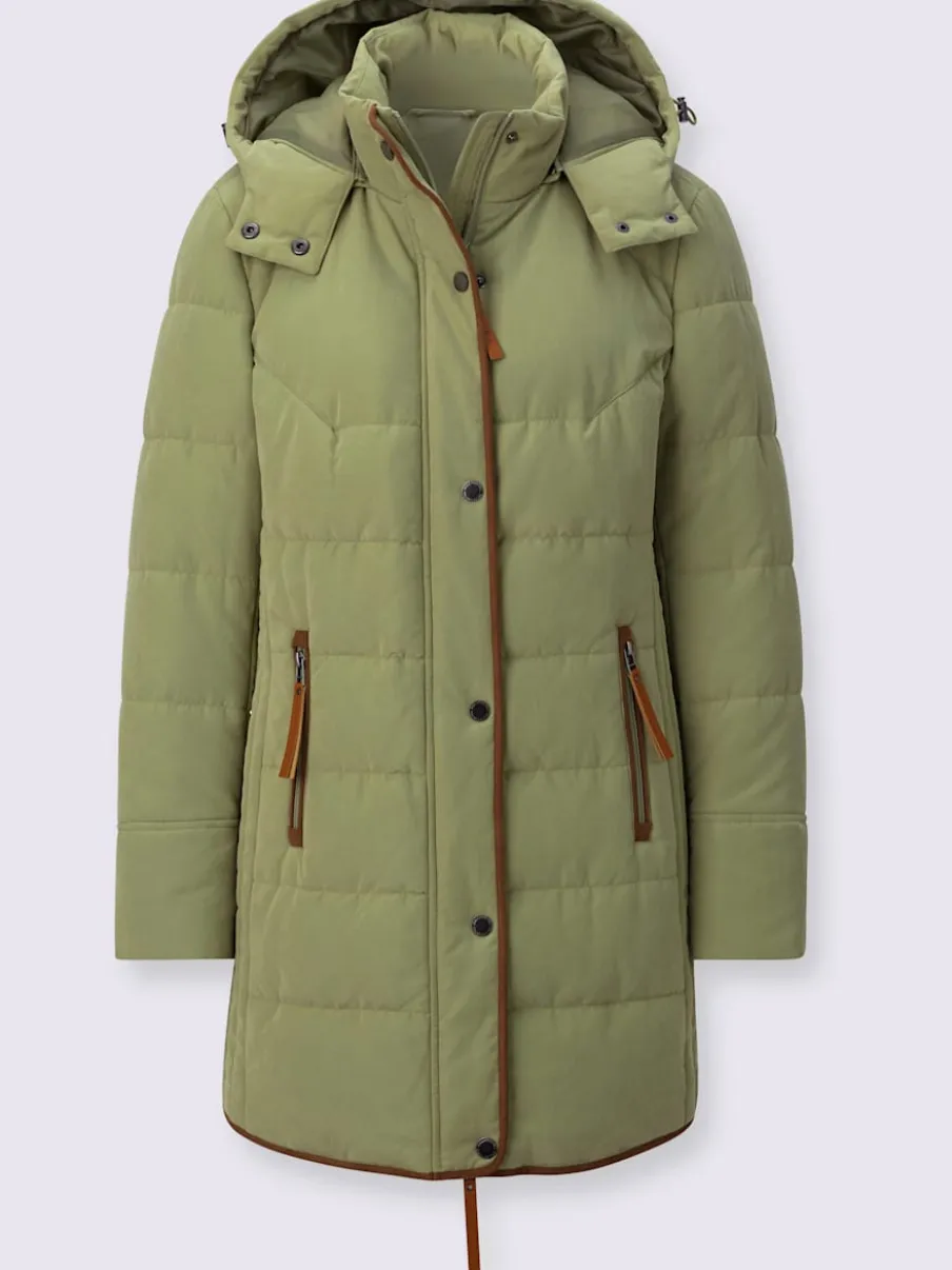 Veste longue chaud et facile à entretenir