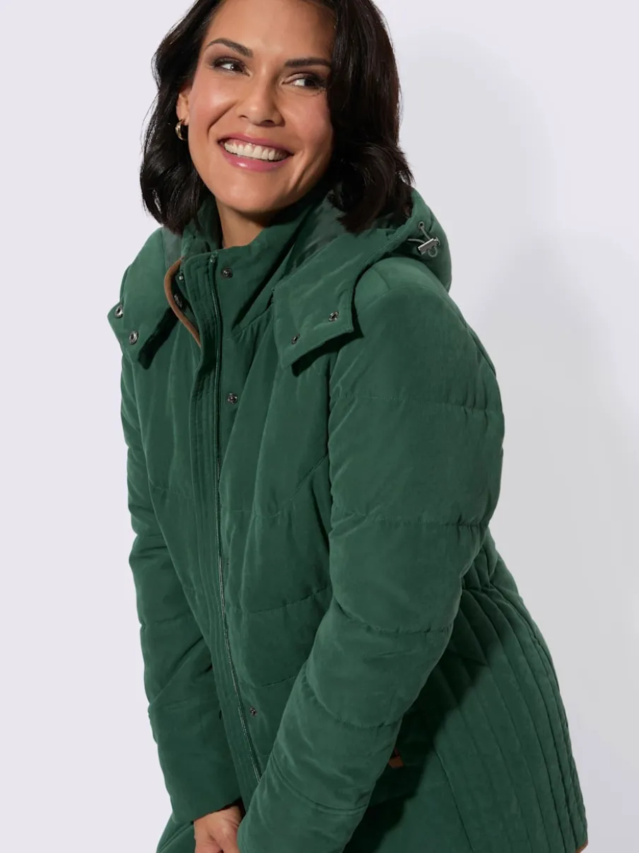 Veste longue chaud et facile à entretenir