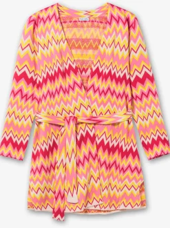 Veste longue en tricot