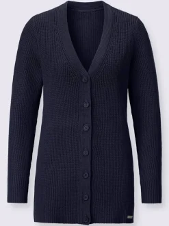Veste longue en tricot 50% coton