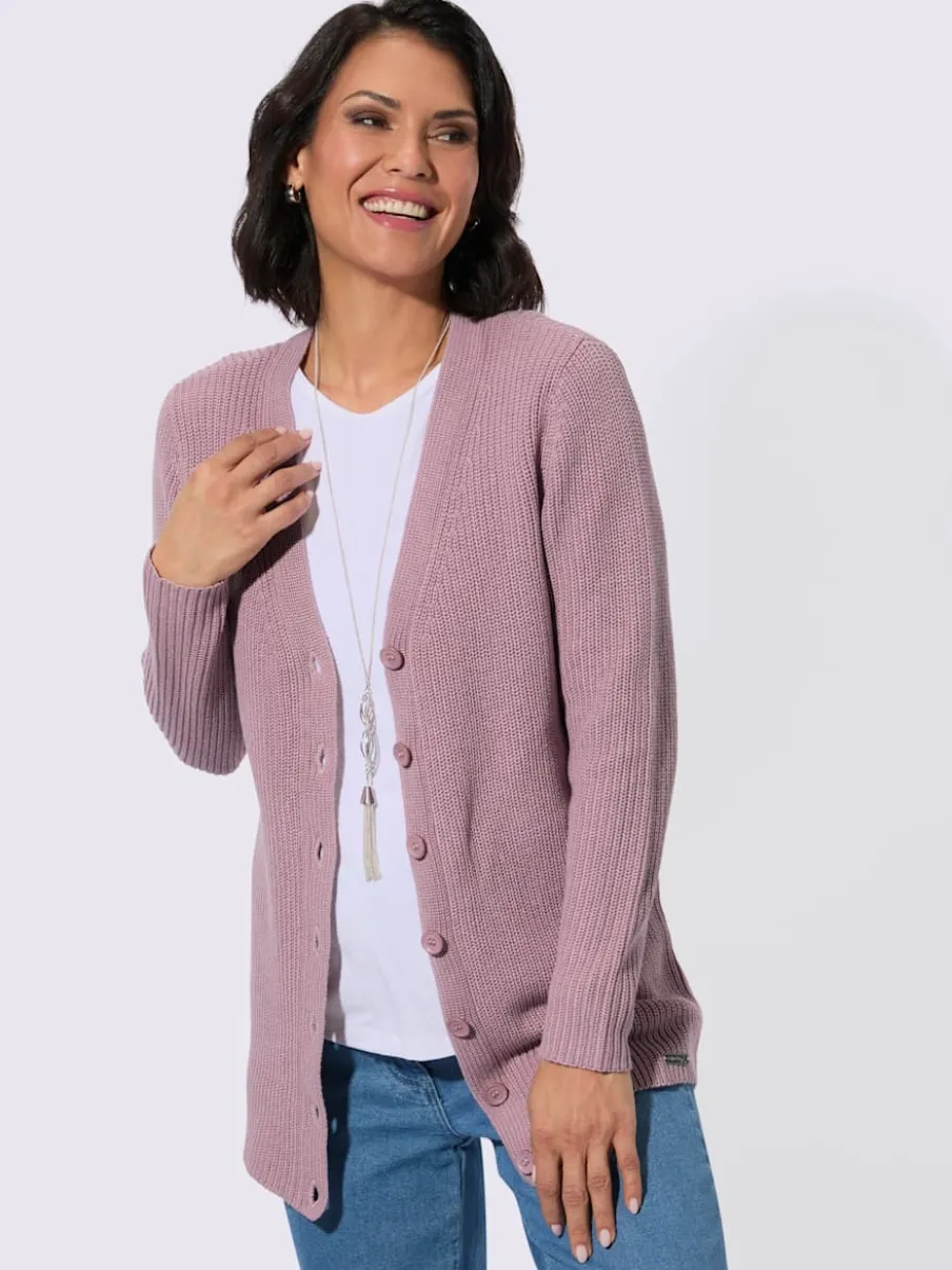 Veste longue en tricot 50% coton