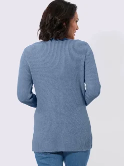 Veste longue en tricot 50% coton