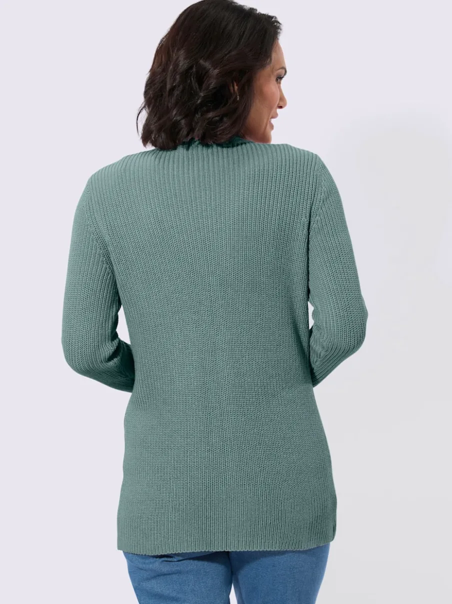 Veste longue en tricot 50% coton