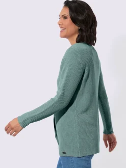 Veste longue en tricot 50% coton