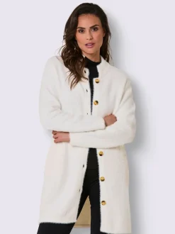 Veste longue en tricot tricot jacquard de qualité