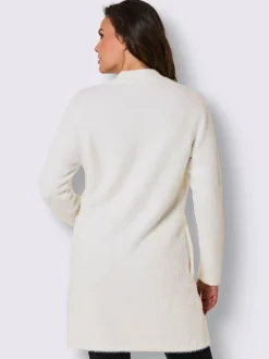 Veste longue en tricot tricot jacquard de qualité