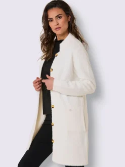 Veste longue en tricot tricot jacquard de qualité