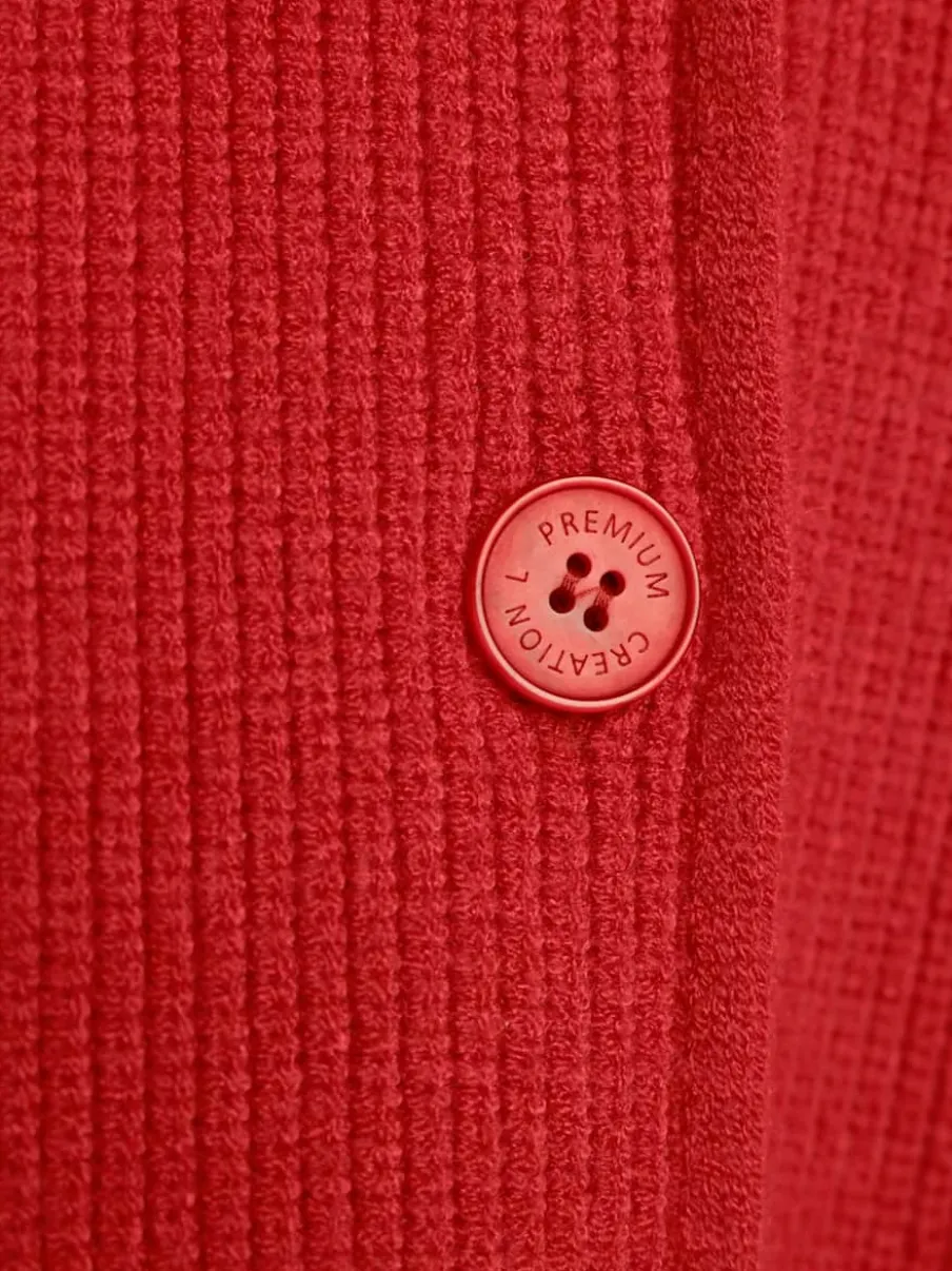 Veste longue en tricot ultra-doux avec modal