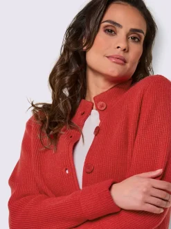 Veste longue en tricot ultra-doux avec modal