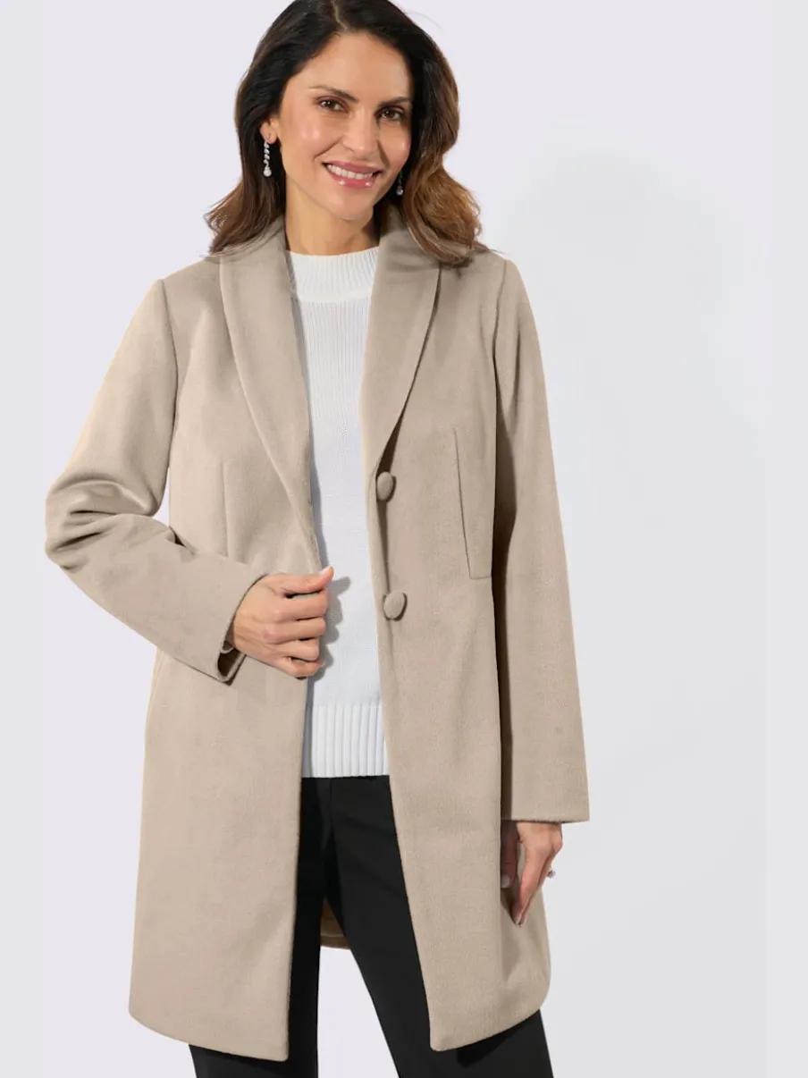 Veste longue matière supérieure facile d'entretien