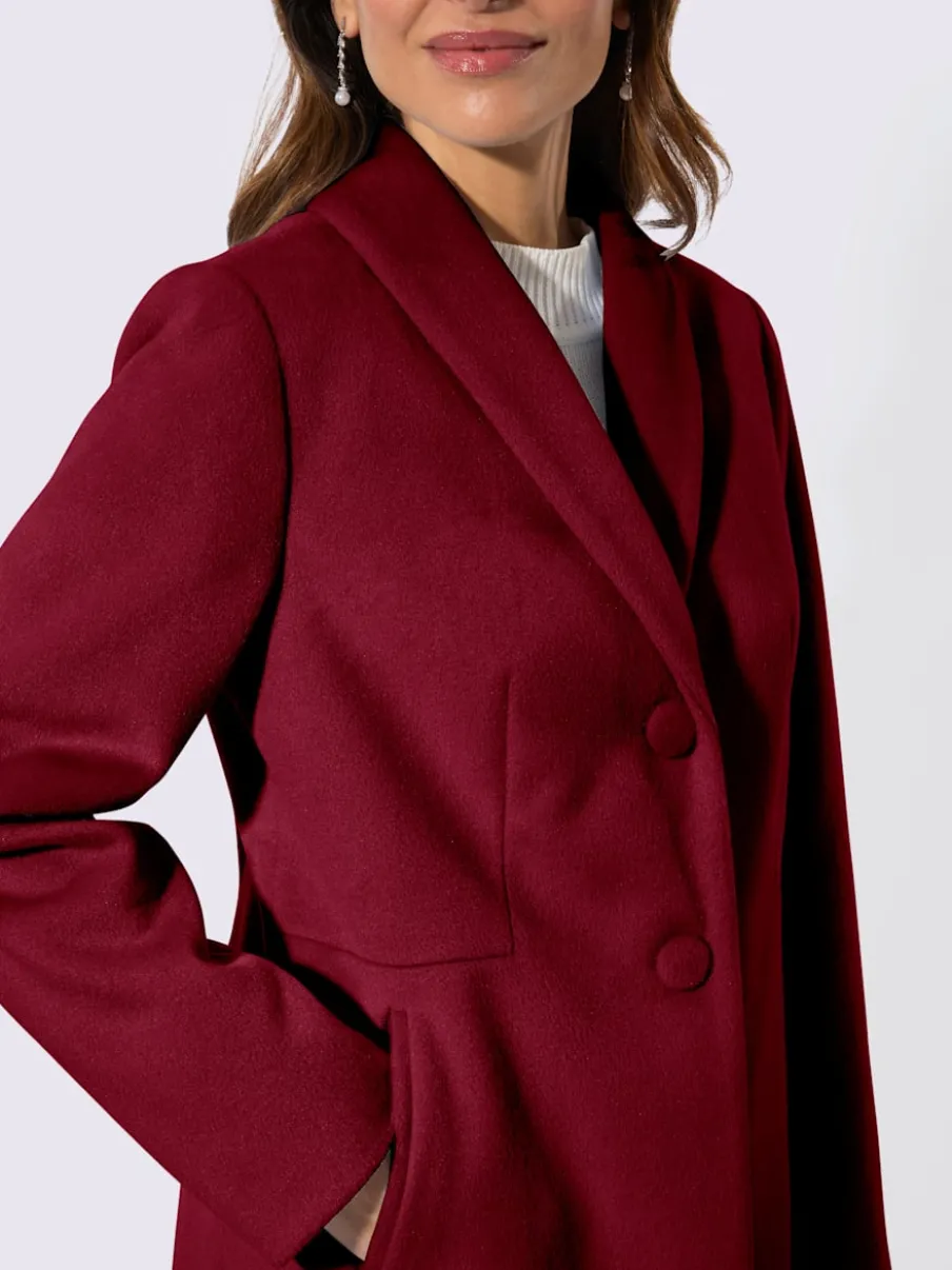 Veste longue matière supérieure facile d'entretien