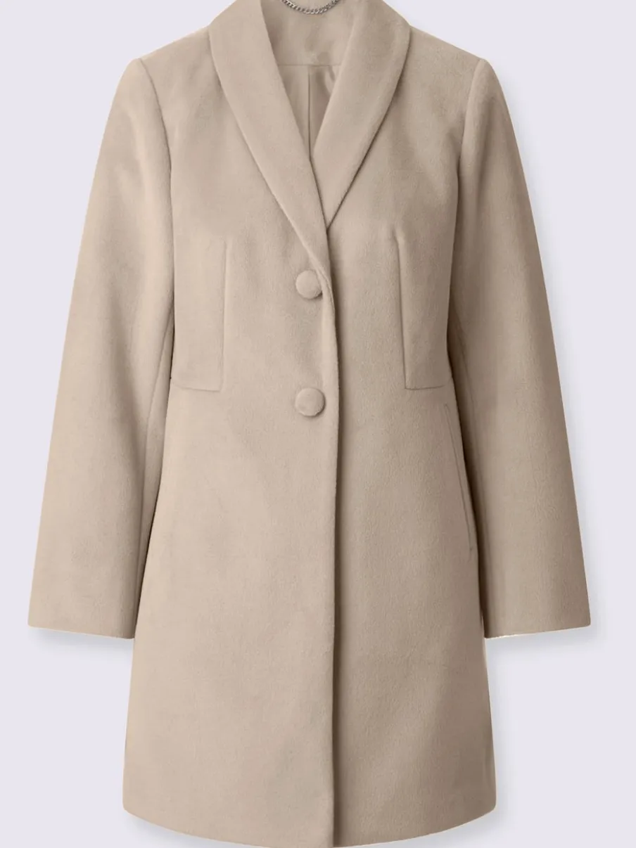 Veste longue matière supérieure facile d'entretien