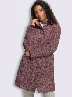 Veste longue qualité bouclé tendance