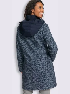 Veste longue qualité bouclé tendance