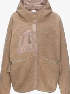 Veste polaire ample avec capuche
