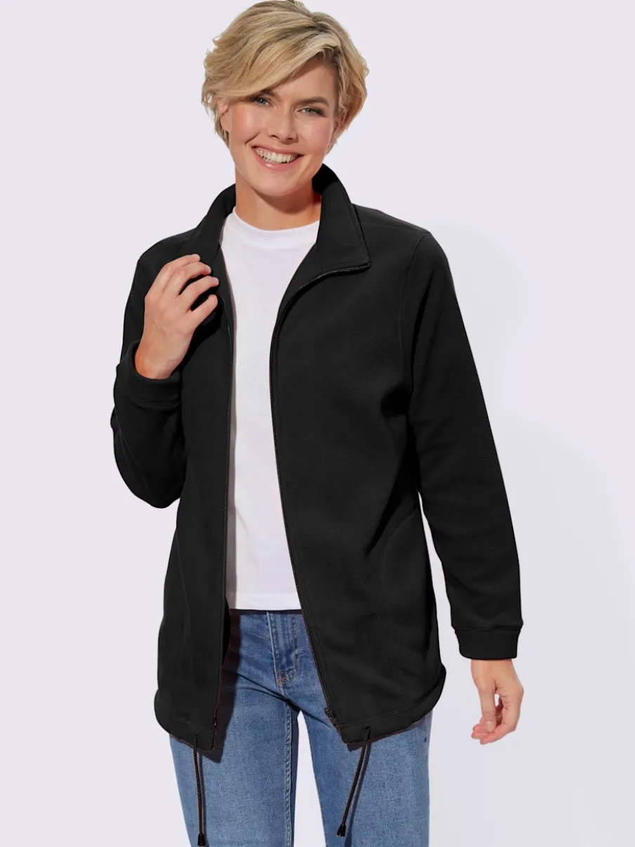 Veste polaire avec col montant et deux poches