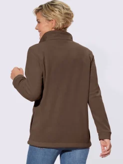Veste polaire avec col montant et deux poches